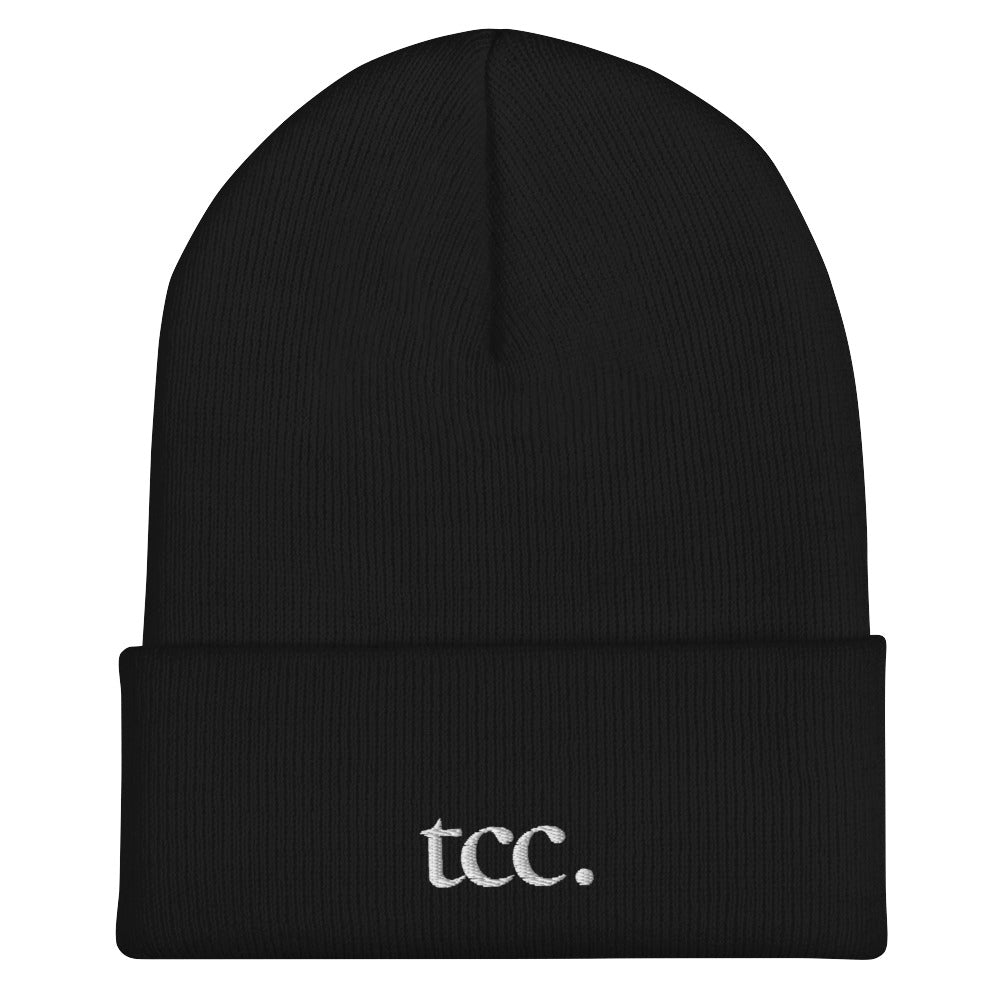 tcc. embroidered beanie