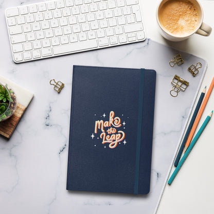 make the leap hardcover notebook