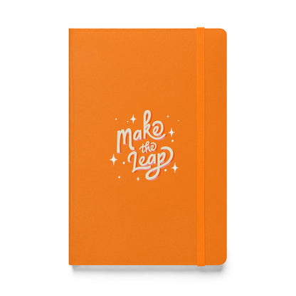 make the leap hardcover notebook