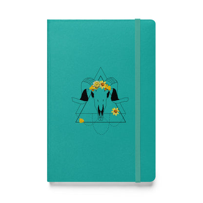 ramskull hardcover notebook | black graphic