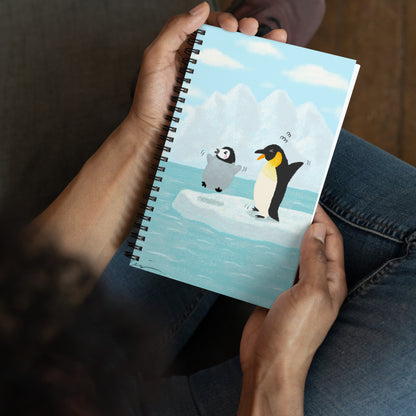 penguin spiral notebook