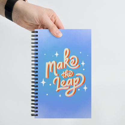 make the leap spiral notebook