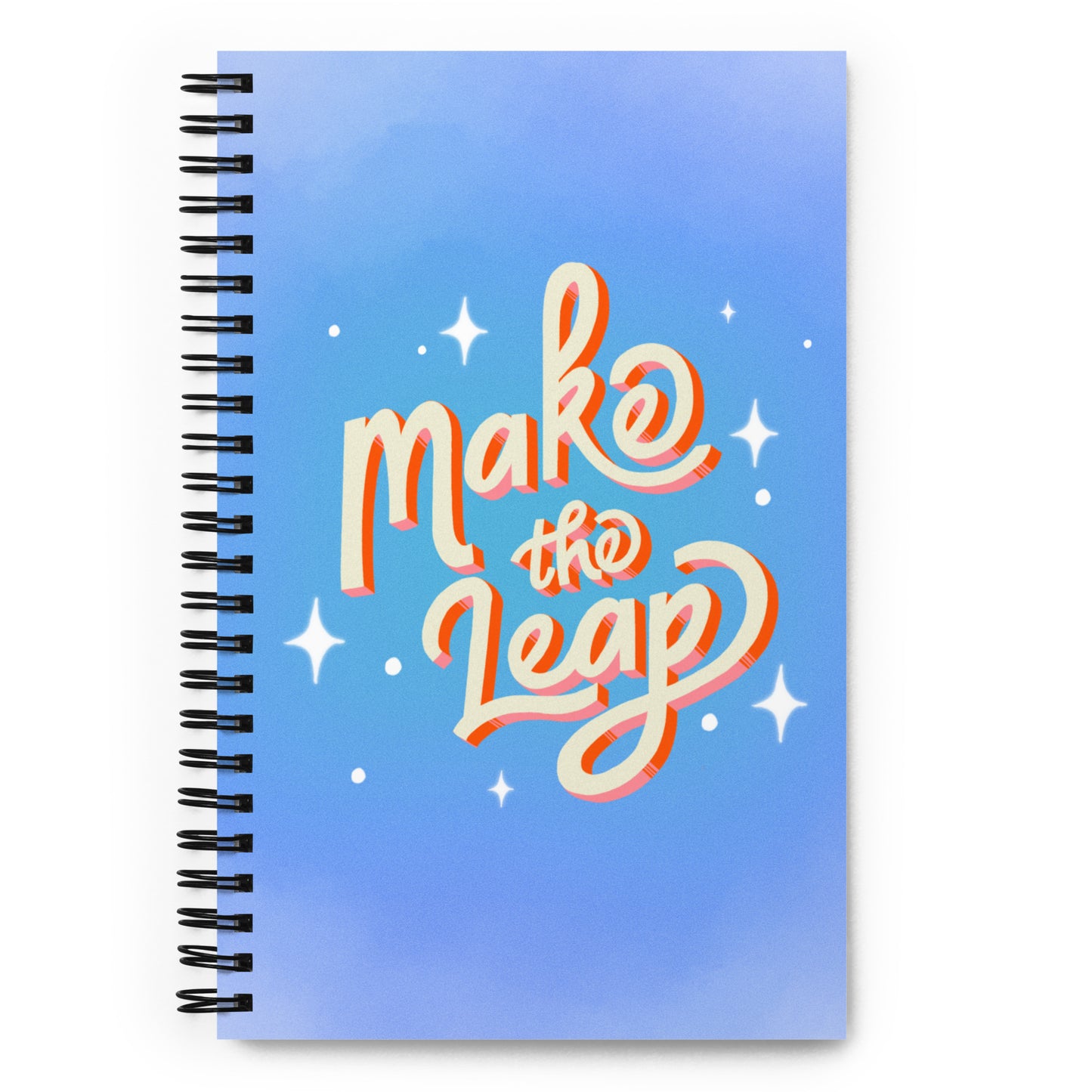 make the leap spiral notebook