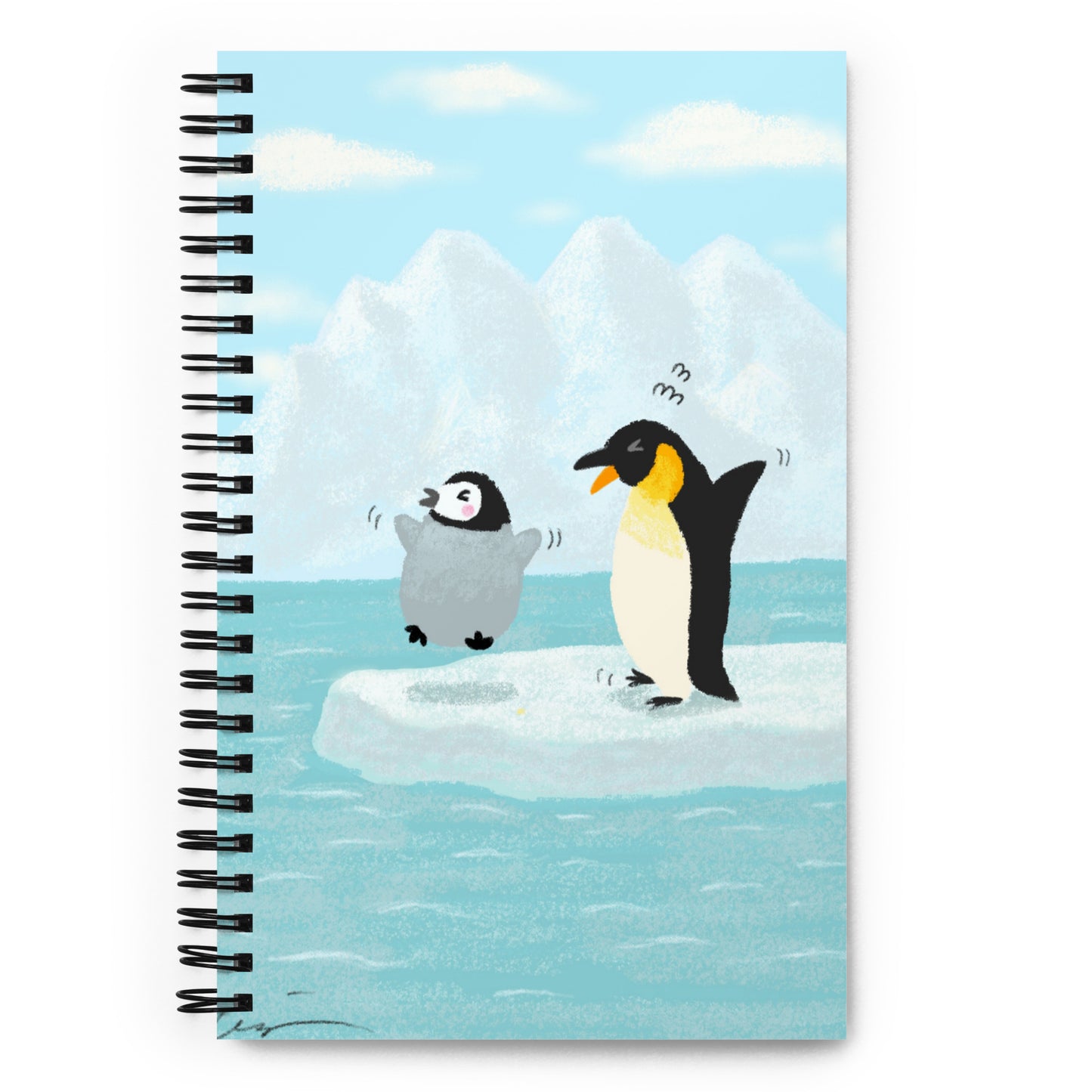 penguin spiral notebook