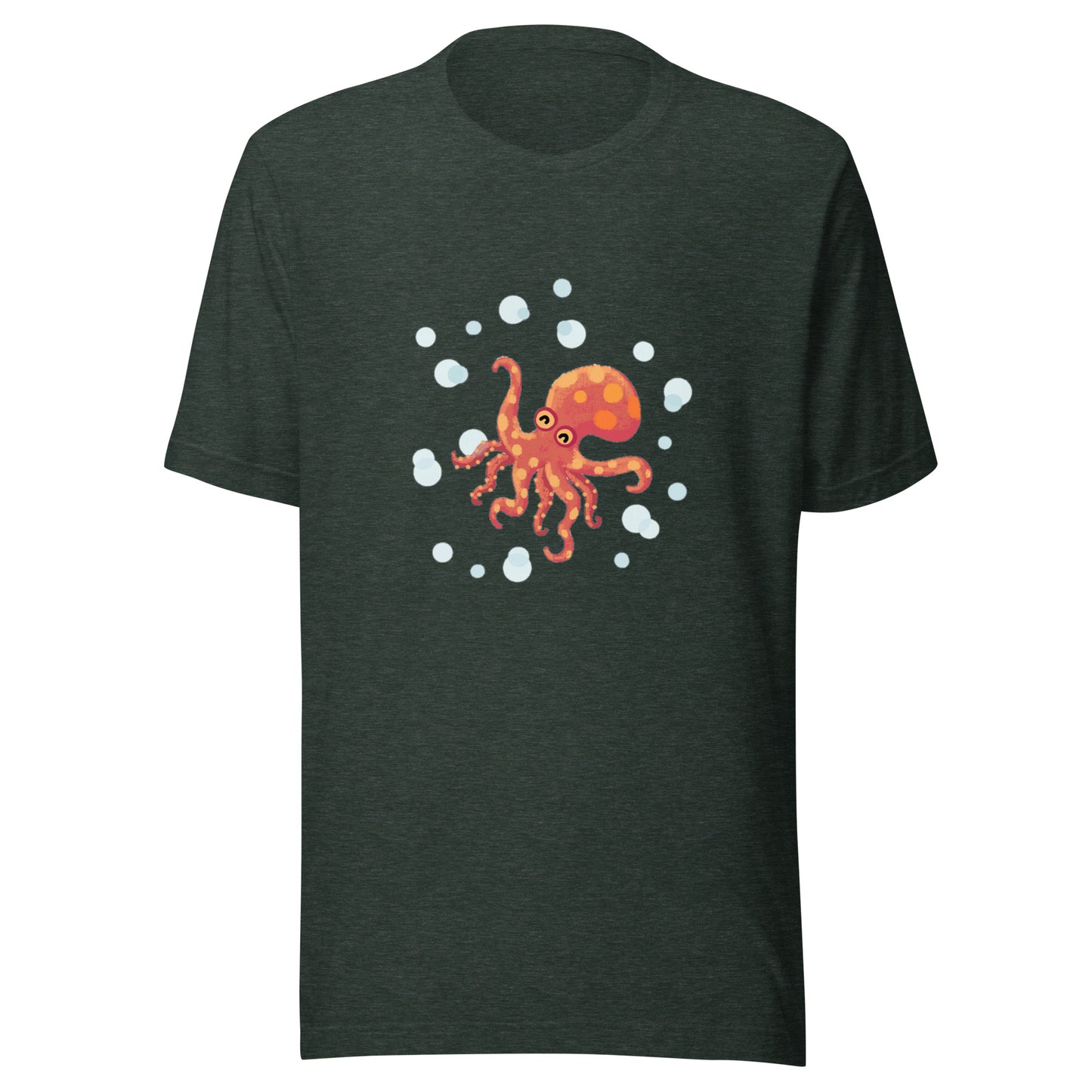 octopus & bubbles t-shirt