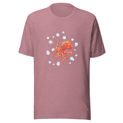 octopus & bubbles t-shirt