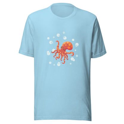 octopus & bubbles t-shirt