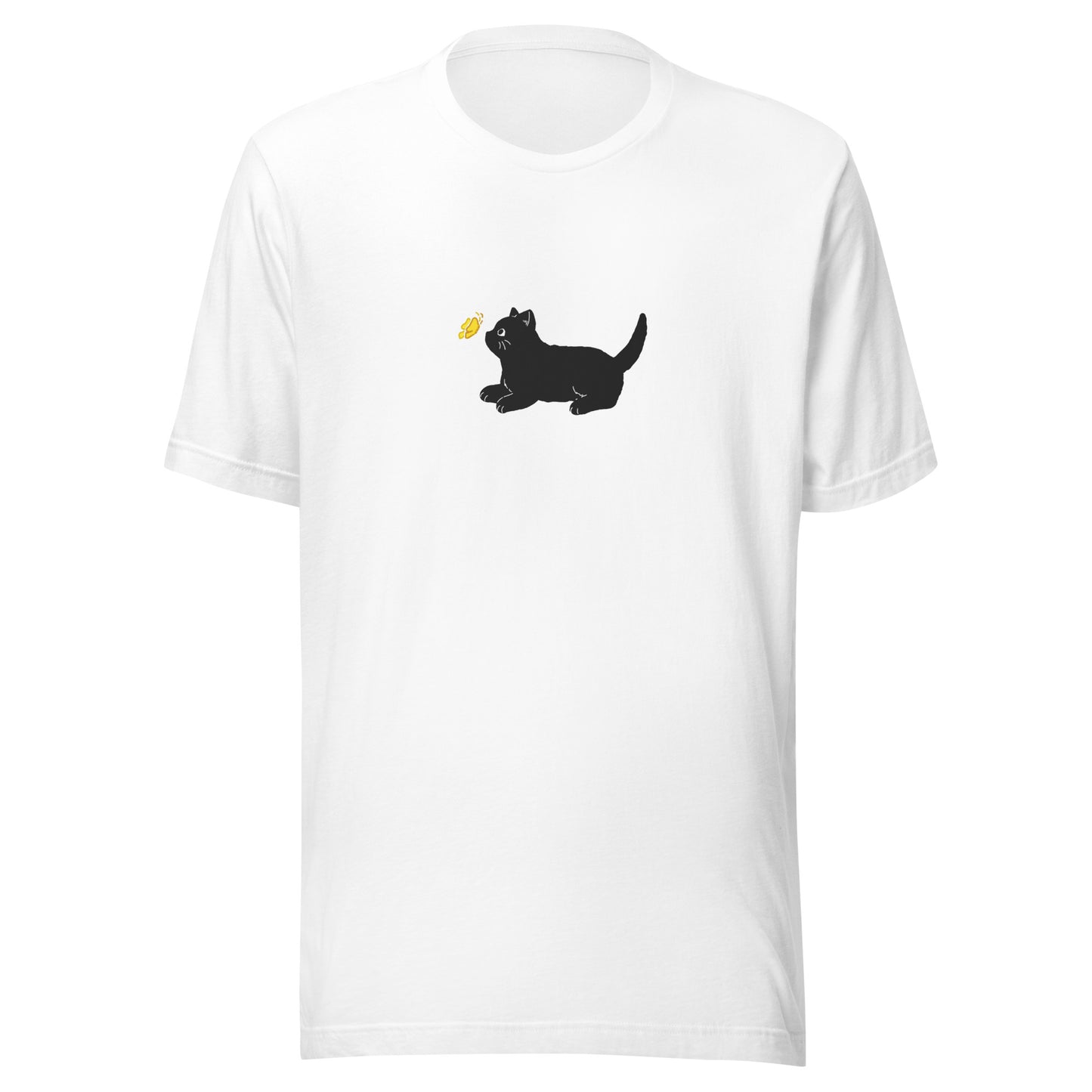 kitten & butterfly t-shirt