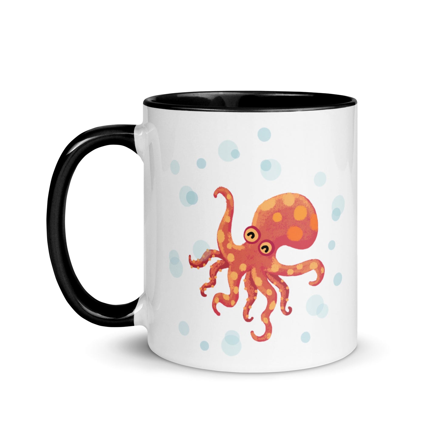 octopus & bubbles mug