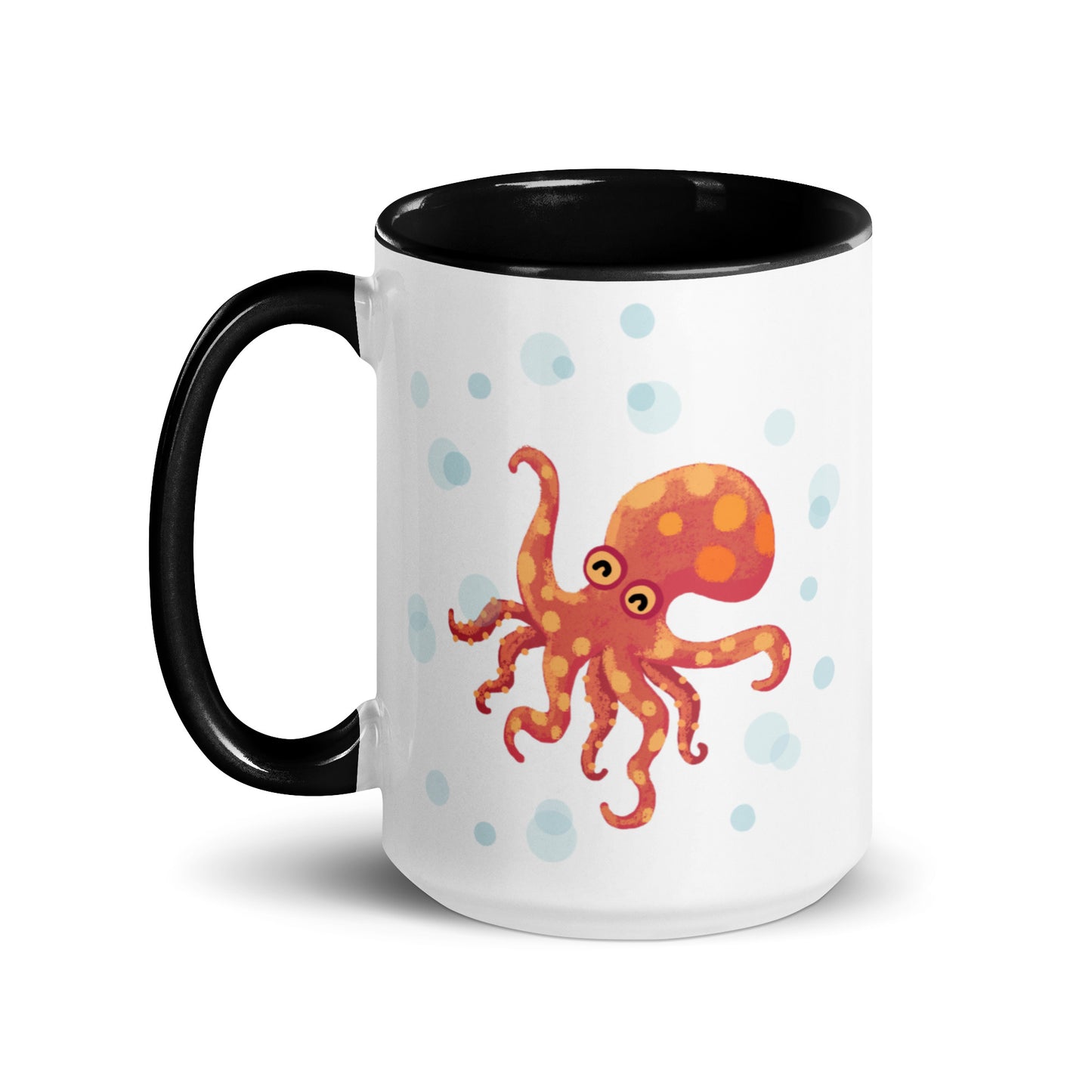 octopus & bubbles mug