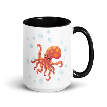 octopus & bubbles mug