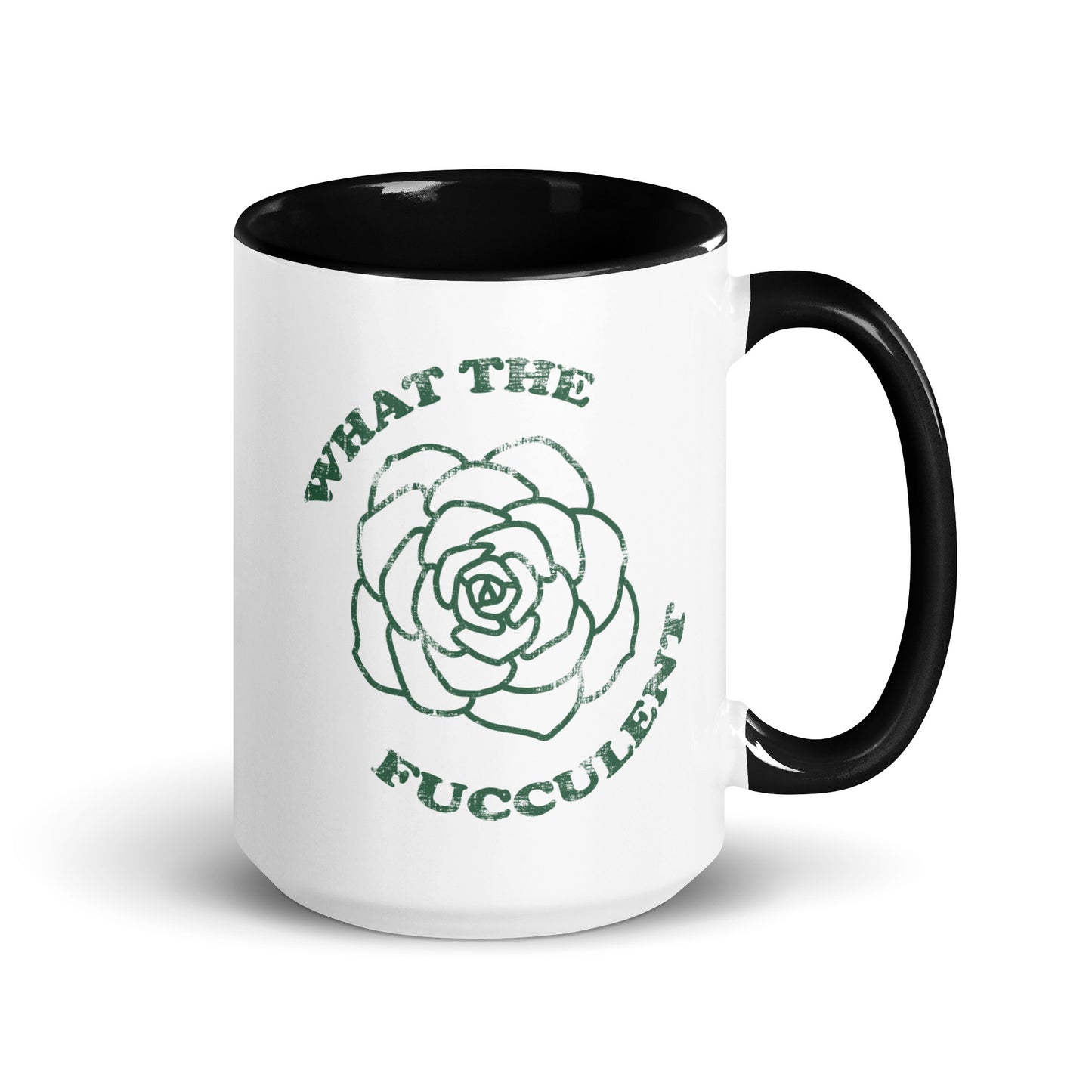 what the fucculent ceramic mug