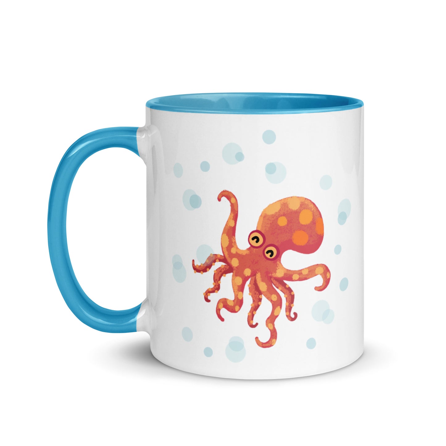 octopus & bubbles mug