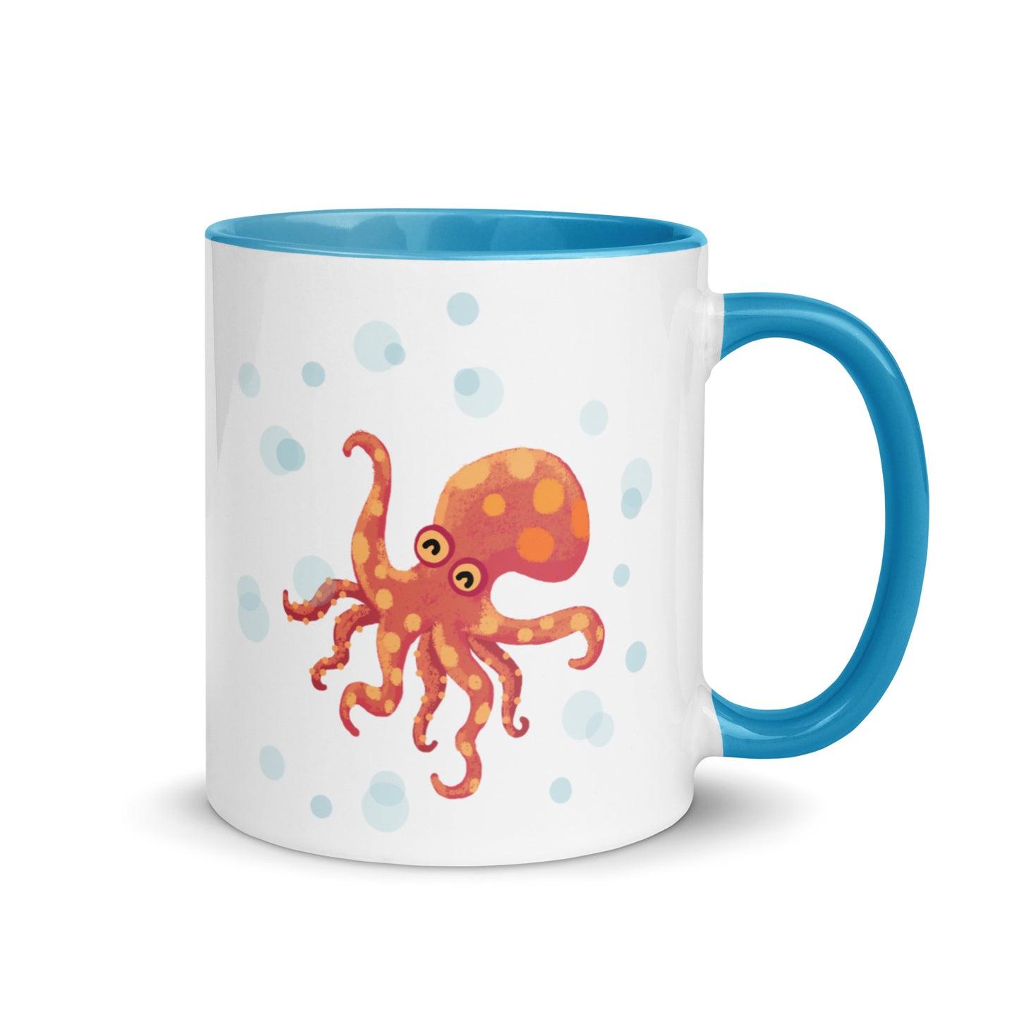 octopus & bubbles mug