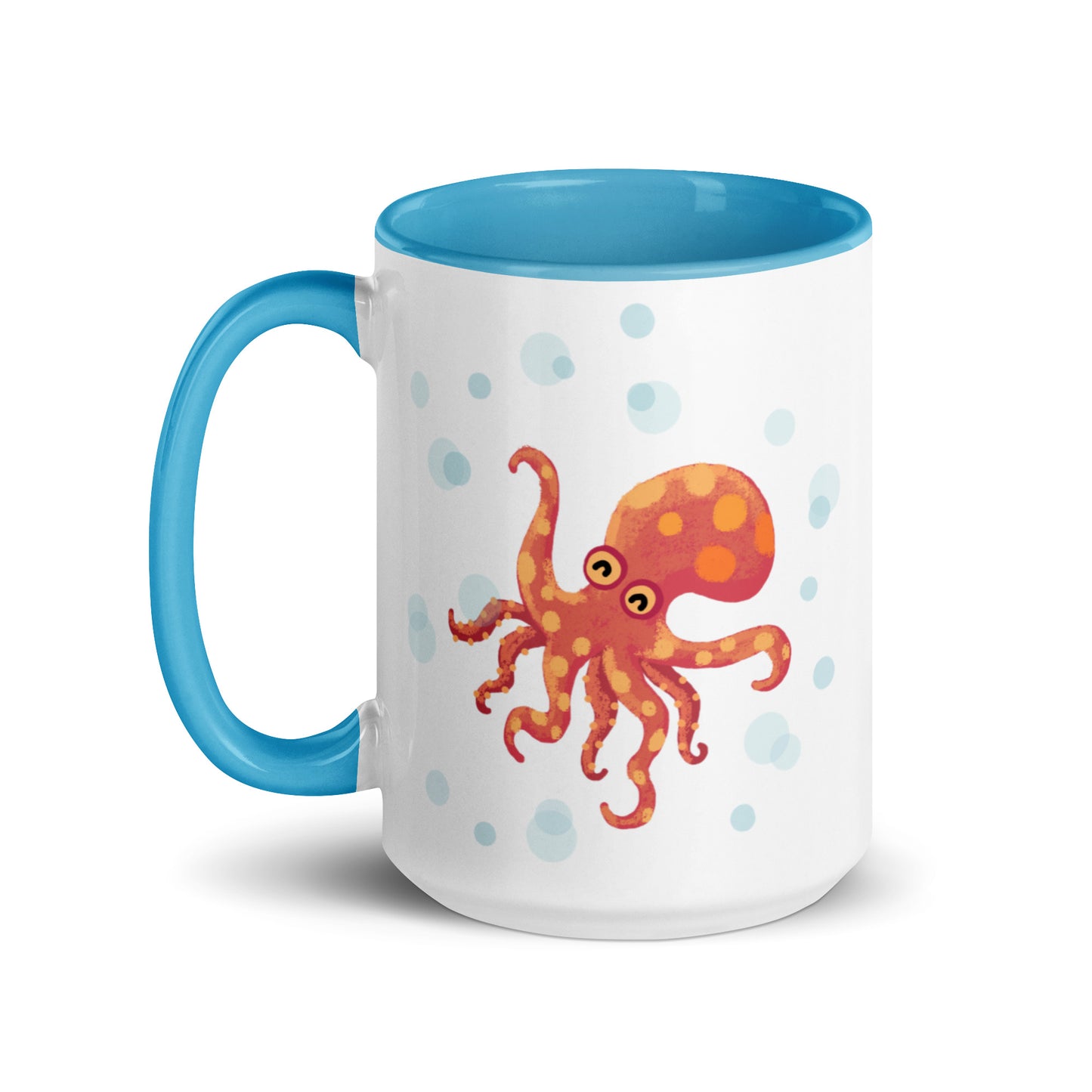 octopus & bubbles mug