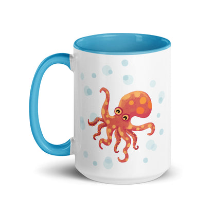 octopus & bubbles mug