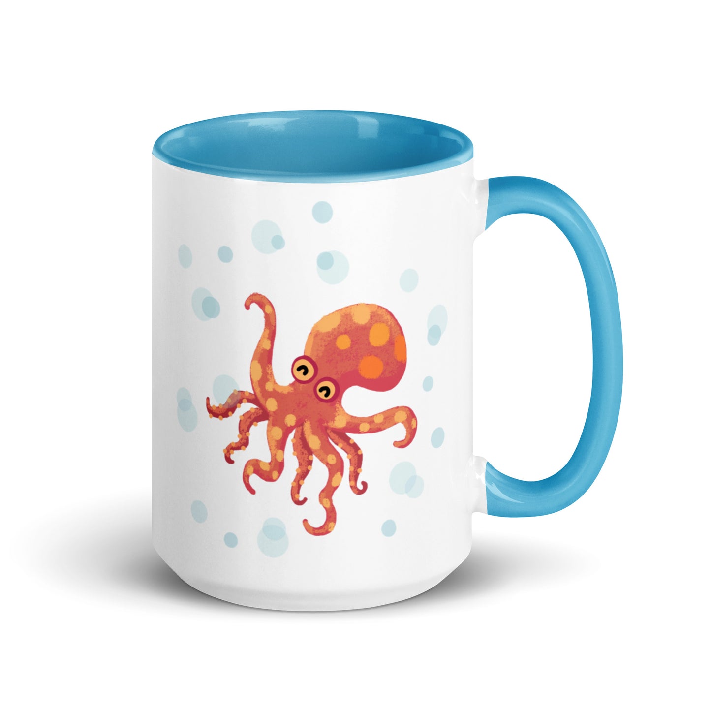 octopus & bubbles mug