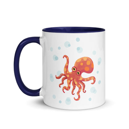 octopus & bubbles mug