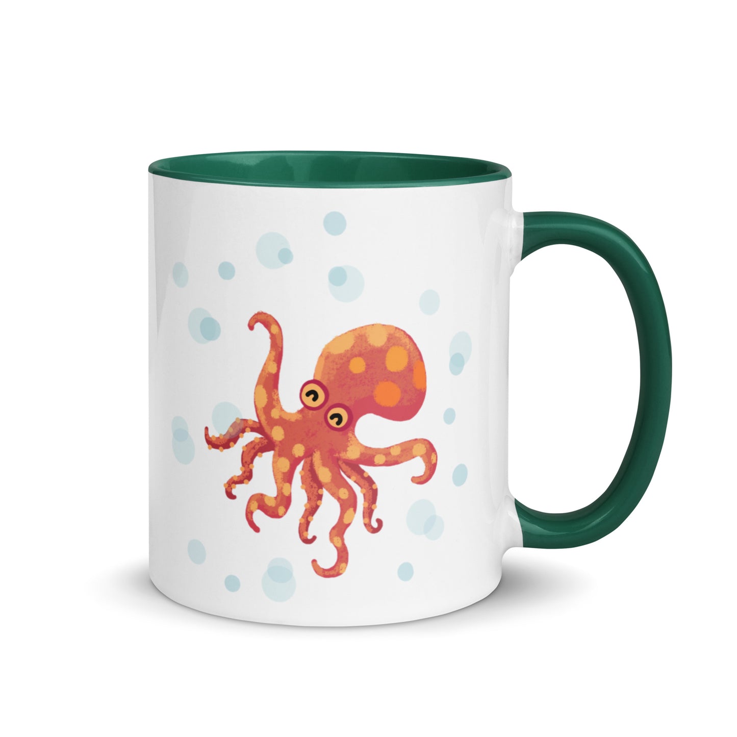 octopus & bubbles mug