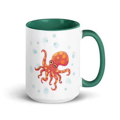 octopus & bubbles mug