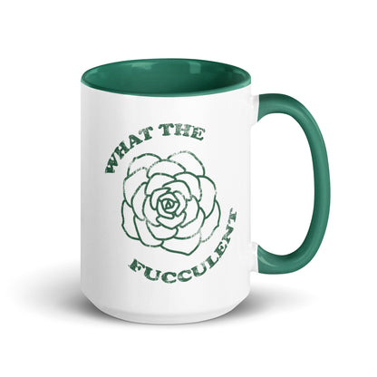 what the fucculent ceramic mug