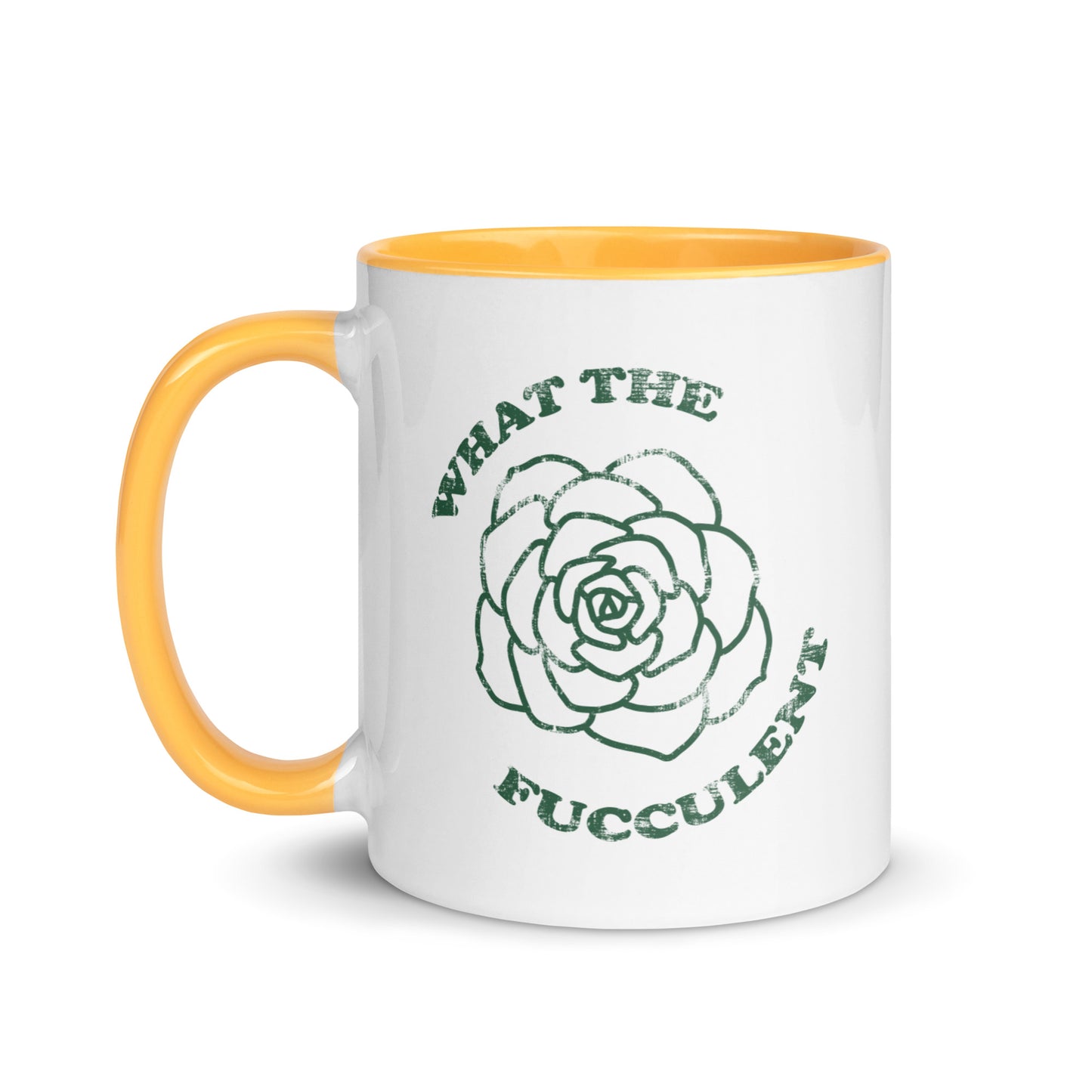 what the fucculent ceramic mug