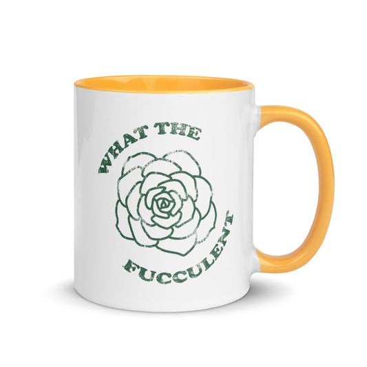 what the fucculent ceramic mug