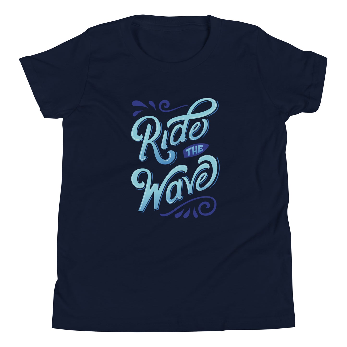 ride the wave youth t-shirt